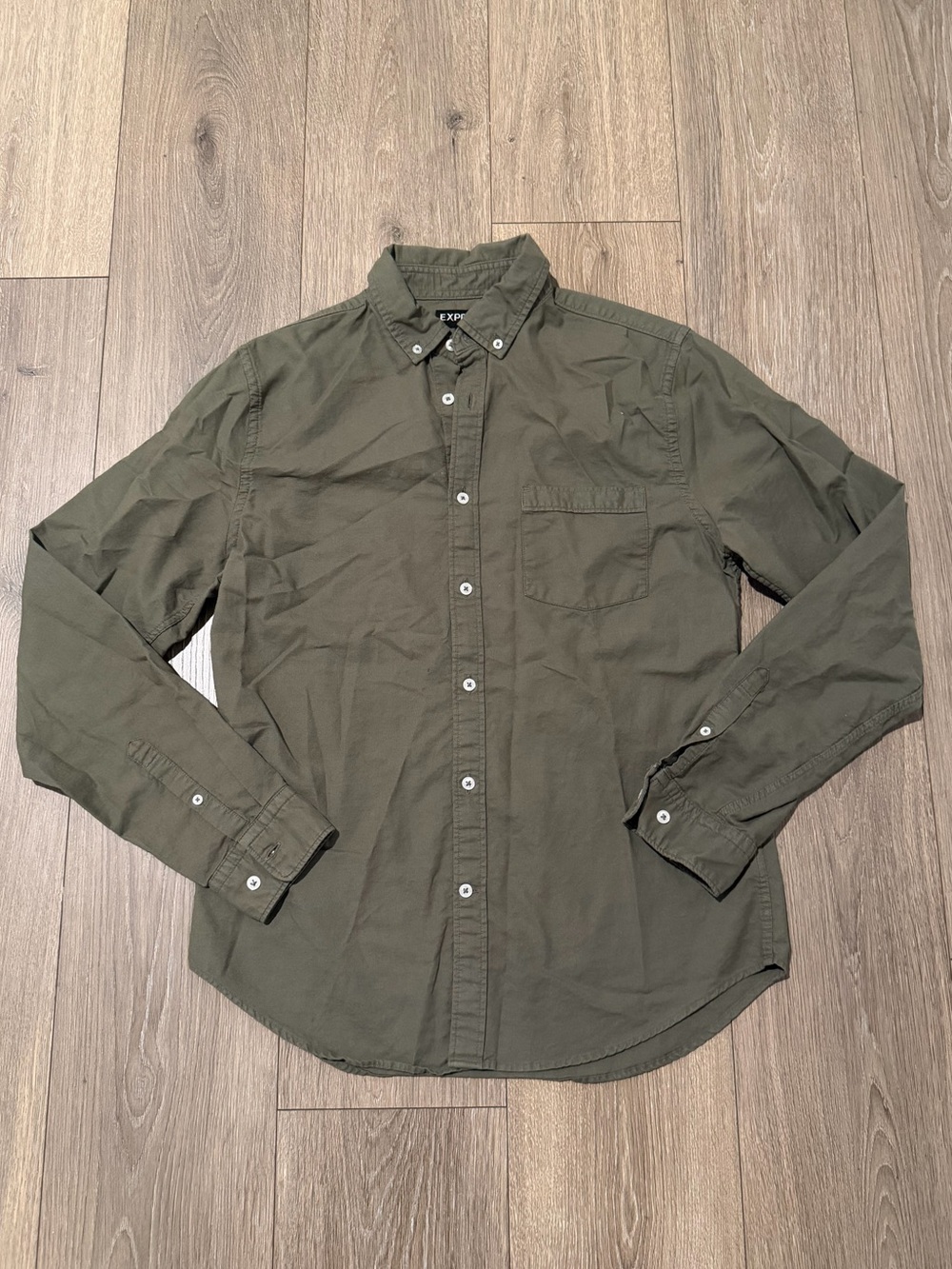 Express Long Sleeve Button Down Shirt